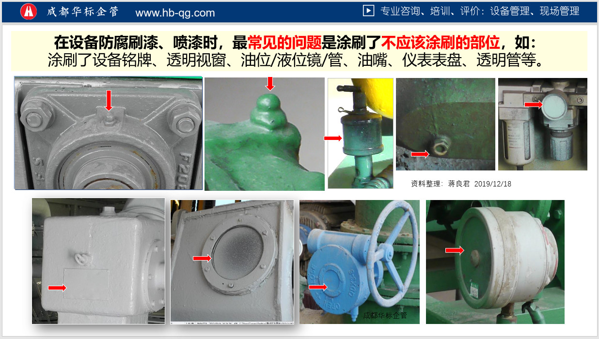 防腐刷漆時避免涂刷銘牌和油鏡的好方法